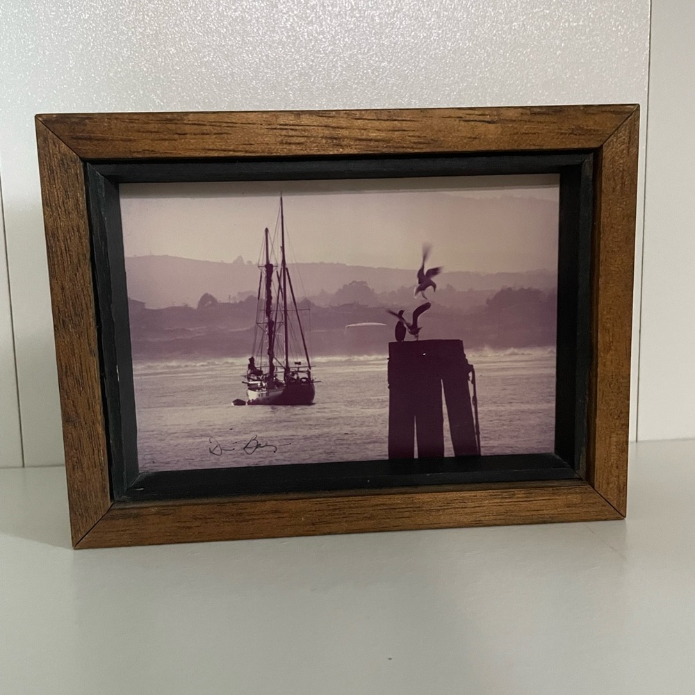 Vintage Signed by Artist Dennis Barloga Gallery Framed